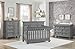 Oxford Baby Weston 4-in-1 Convertible Baby Crib, Dusk Gray, GreenGuard Gold Certified