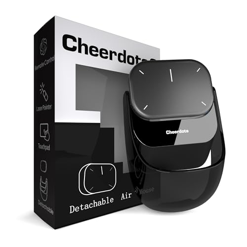 Cheerdots2 Touchpad Bluetooth Mouse with Presentation Mode Detachable & Portable Design Smart Software Control Wireless Mouse for Meetings Remote Work & Travel9(Basic)