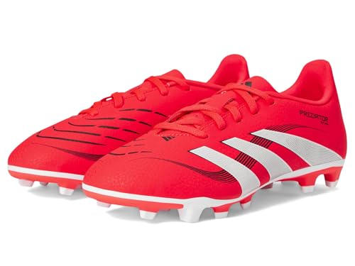 adidas Unisex-Kids Club Predator Firm Ground/Multi Ground Soccer, Lucid Red/White/Black, 1 by adidas - Used condition - Image 2