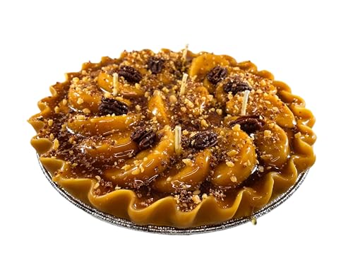 Apple Scented Dessert Pie Candle, 9 Inch Candle, Soy Candle, Novelty and Gifts for Women, Gifts for Grandma, Housewarming Gift