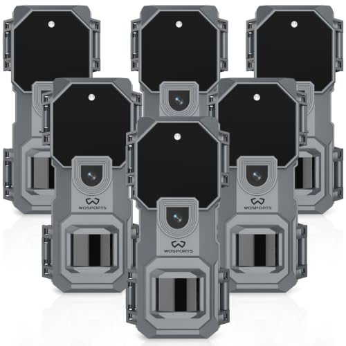 WOSPORTS Trail Camera 6 Pack 32MP 1080P HD Deer...