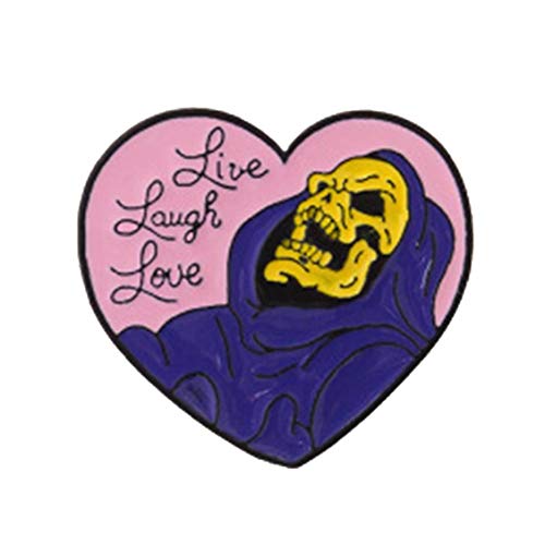 Forma Pins Live Laugh Love Skeletor Halloween
