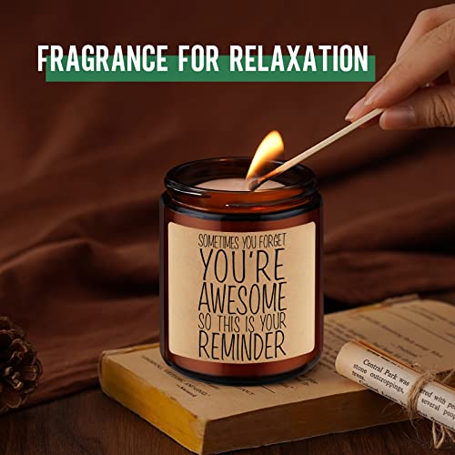 Gspy Candles, Thank You Gifts, Appreciation Gifts, Relaxing Gifts For Women, Men - Stress Relief Gifts, Gradation Gifts For Her - Funny Congratulations, Birthday Gifts For Friend, Mom, Nurse, Teacher #TOP3