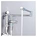 Pot Filler Tap Wall Mounted Foldable Kitchen Faucet With Bidet Sprayer Cold Bidet Faucet Sink Tap Rotate Folding Spout - Kitchen Sink(Style 5 black)
