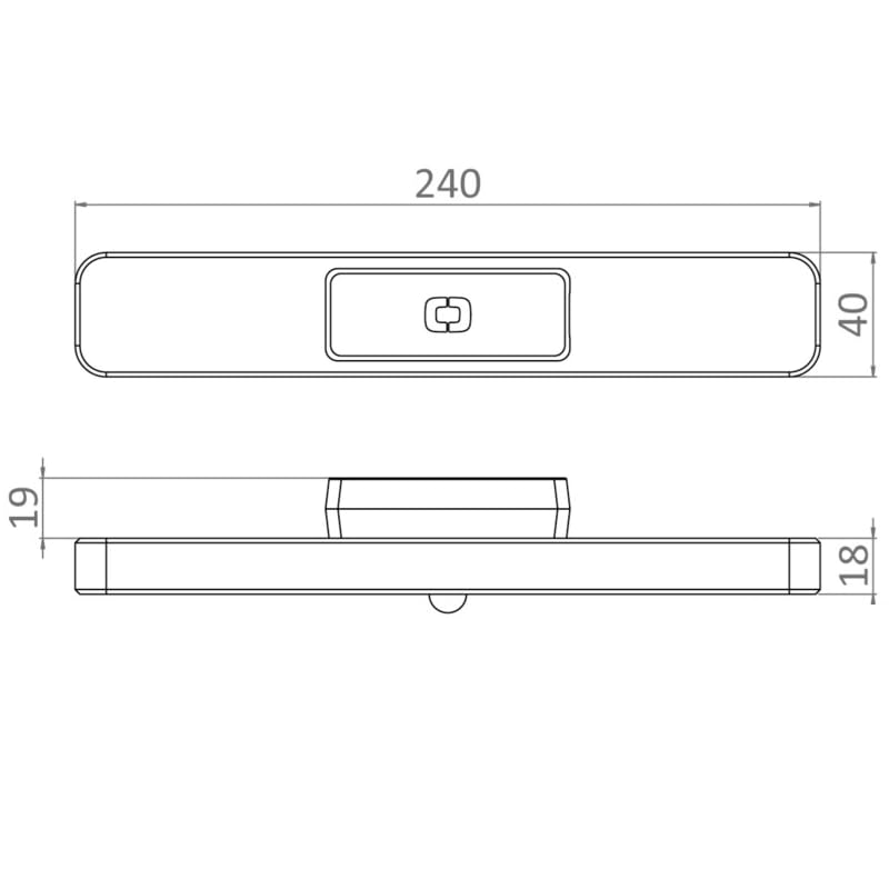 OSCULATI Luce per Tendalino Barra Led con Magnete - Barca Gommone Capottine