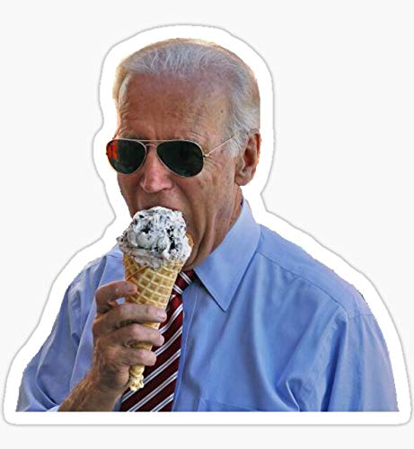 Joe Biden ice Cream -Sticker Decal Bumper Stickers