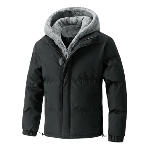 Veste d'hiver matelassée contre le froid intense masculin
