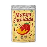 Zumato Mango Deshidratado Enchilado 100g – Snack de Mango Natural con Chile y Limón – Dulce y Picante Estilo Mexicano – Sin Gluten, Rico en Fibra – Aperitivo Saludable y Gourmet