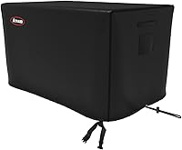 Vista 4 de Atyard Cubierta rectangular para hoguera de gas de 42 x 24 x 24 pulgadas, impermeable, resistente al viento, anti-UV, para muebles de patio