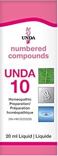UNDA - UNDA 10 Numbered Compounds - Homeopathic Preparation - 20 ml Liquid