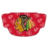 WinCraft NHL Chicago Blackhawks Unisex Fan Gear Face Mask, Team Colors, One Size