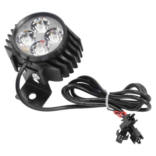 Faros delanteros LED 2 en 1 con bocina de 12-80V para patinete Kugoo M4 Pro