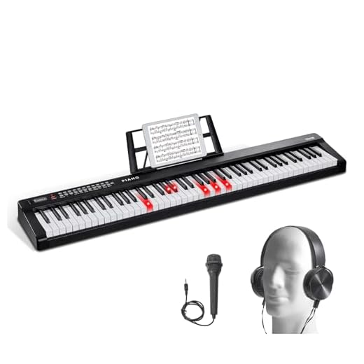 VEVOR 88 Teclas Piano de Teclado Digital Portátil, Teclas Semipesadas, 1000 Tonos, 1000 Ritmos con Altavoces Incorporados, Pedal de Sustain, Auriculares, Bluetooth, MIDI, USB para Principiantes