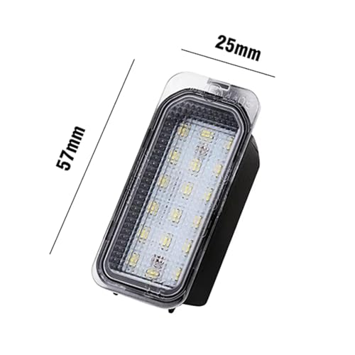 Luz placa auto LED trasera para Ford Fiesta Focus Kuga Galaxy 5