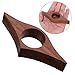 Veemoon Elegant Walnut Thumb Bookmark Wooden Reading Aid Book Opener Holder Page Holder Travel Friendly
