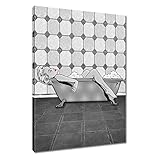  Pittura stampata su tela Wall Art Decor 40x60cm Marylin Monroe nella vasca n. H5629M_PC1F