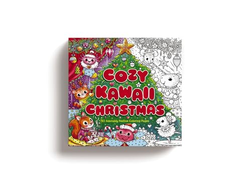 Cozy Kawaii Christmas: 50 Adorably Festive Coloring Pages – vue 2