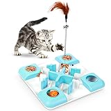 【Material ABS de alta calidad】---Hecho de material ABS de alta calidad, duradero, inodoro, seguro y ecológico. Es tu mejor opción para el tiempo de juego de tu gato. Mantener a su mascota segura y feliz es siempre nuestro objetivo