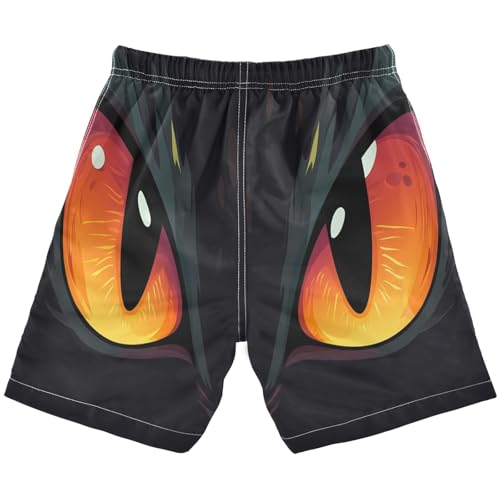 Red Eyes Boys Swim Trunks, Quick Dry Toddler Beach Shorts Boy Swimwear Bathing Suit2