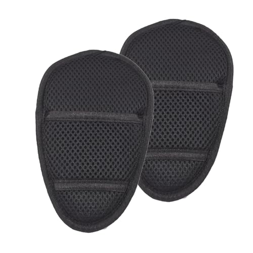 2 Pack Baby Stroller Crotch Pads, Car Seat Stroller Strap Pads, Baby Stroller Seatbelt Crotch Cushion, Car Seat Pushchair Seat Belt Crotch Covers for Kids/Child Seats (Black)