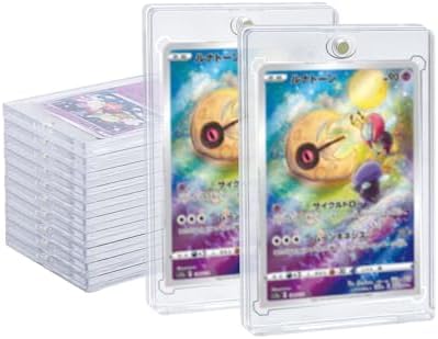 3 Custodie Magnetiche Trasparenti Per Carte – 11x7,3 Cm, Proteggono Da Polvere E Graffi, Ideali Per Collezionisti