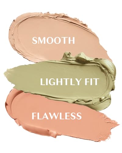Image of THESAEM Cover Perfection Triple Pot Concealer - 01 Correct Beige for Red Tone & Dark Circles - 3-Color Multi Concealer Palette for Skin Tones 21-23 - Korean Makeup with Sweet Almond Oil & Herbal Water