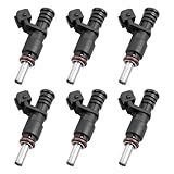 7531634 Fuel Injectors 6 Holes 6Pcs, Compatible with 2006-2012 BMW 328i 330i 530i 128i X3 X5 Z4 525i 528i 325xi 3.0L Engine, Replace# 13537531634