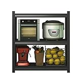 3-layer frame: 31.5 inches (80 cm) high carbon steel material is not easy to deform, durable, load-bearing, multi-functional and stable (Size: 15.7 x 11.8 x 31.5 inches (40 x 30 x 80