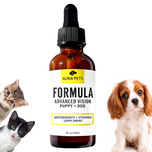 Aura Pets Advanced Vision Formula for Dogs, Eye Drops, 30ml (1PCS)