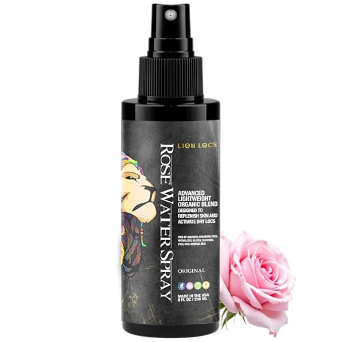 Lion Locs Rosewater Spray for Locs & Skin