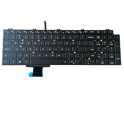 �����p�m�[�g�p�\�R���o�b�N���C�g�L�[�{�[�h�BDell Precision 7750 7550 7760 7560 �V���[�Y 0713DM 713DM PK132V72B00�p�B
