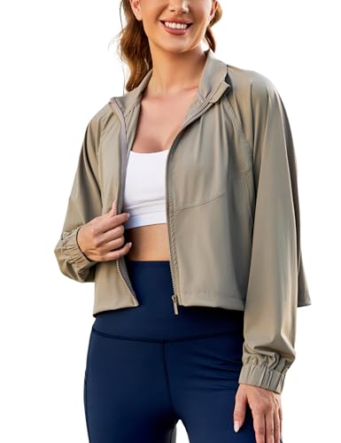 UANEO-Womens-Athletic-Cropped-Jacket-Zip-Up-Long-Sleeve-Workout-Tops-Gym-Yoga-Running-Sports-Shirts-Jackets