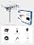 Amplified HDTV Antenna Outdoor for Over-The-Air Free TV Local Channels - Long Range Smart TV Antenna Support 2 TVs, ATSC 3.0 Antenna 360° Rotating with Remote, Weatherproof