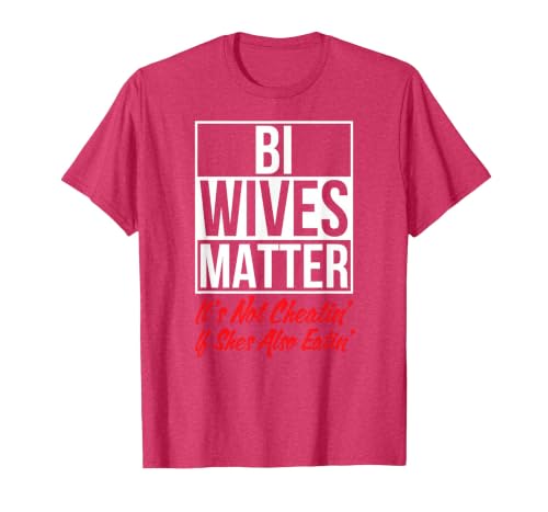 Bi Funny Adult Humor Sex Swinger T-Shirt, Men, Red Heather, 3X-Large