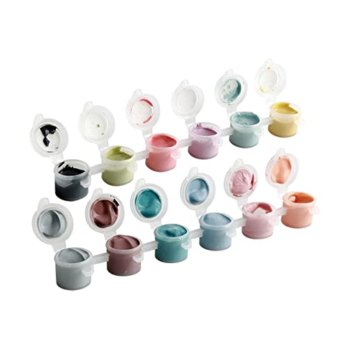 Underglaze Color Pigment Set 24 Colors Ceramic Pigments Pottery Glaze Painting DIY Crafts for Kids Adults Artists- Style a