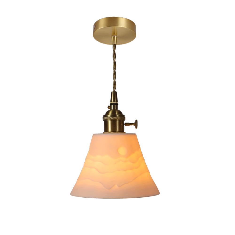 Lampe à suspension vintage céramique pour rompre la monotonie