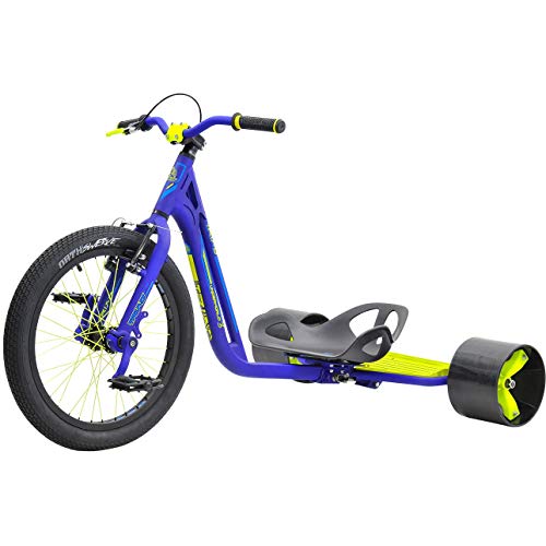 Triad Drift Trikes Underworld 3 Velo Enfant Mixte Adulte, Bleu/Jaune