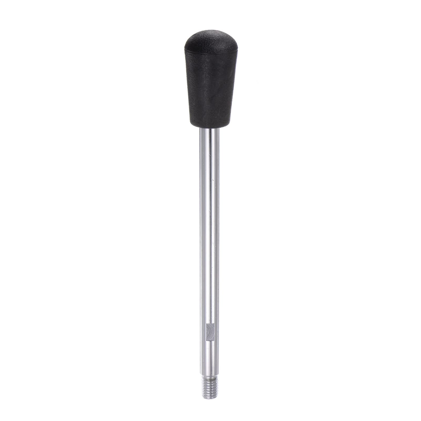 HARFINGTON Clamping Handles M8 Thread 200mm (8") Length Chrome Plated Revolving Crank Handle Grip Handwheel Screw Stem for Lathe Machine