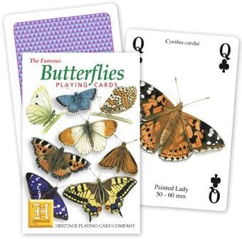 Butterflies Playing Cards by Heritage Playing Cards