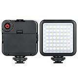 ULANZI W49 Pocket LED Video Light with 3 Cold Shoe Mounts 49 LED Bulbs Vlog Photo Fill Light on Camera for DJI OSMO Pocket Sony A6400 A6300 Canon DSLR Cameras Wedding Interview Macrophotography
