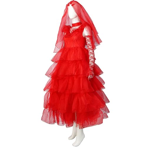 Disfraz Lydia Deetz para niñas estilo gótica miniatura 2
