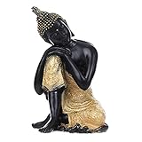 OROXCO Figura de Buda, estatua de Buda, escultura de Buda de Tailandia, figura hindú de Fengshui, meditación, resina, decoración del hogar, escultura