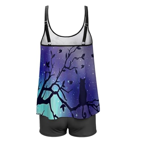 Bikini avec short de garçon Chat Noir du Ciel pour sculpter la silhouette - 5