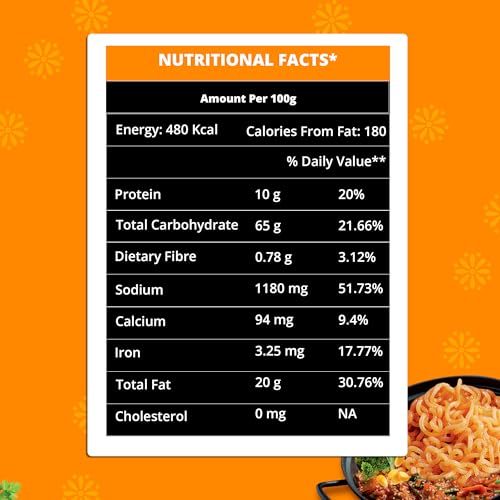 Image of Kab's Jackpot Schezwan Curry Noodles, 3.53 oz ℮ 100 gm (Pack of 15)