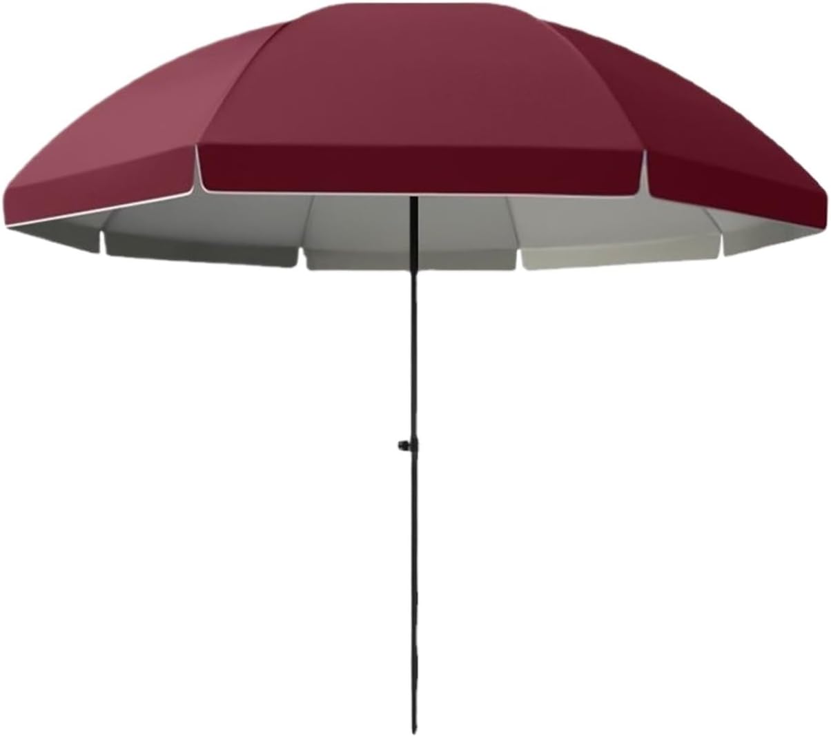 Outdoor Parasol Patio Umbrella Outdoor Round Outdoor Stall Umbrella for Swimming Pool Porch Without Base Patio Garden Umbrella(Rosso-2.49m)