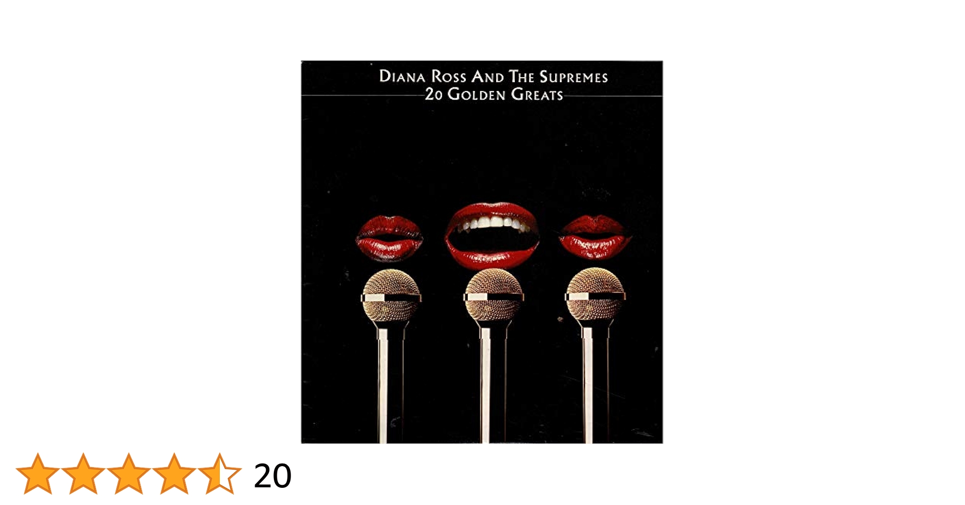 Amazon.com: 20 Golden Greats - Diana Ross And The Supremes