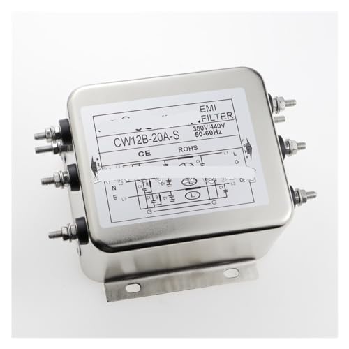 Filtre triphasé CW12B-20A-S évite les pannes d'alimentation électrique 380VAC sur vos machines