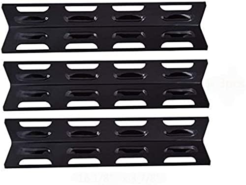 BBQ Mart 92071(3-pack) Select Gas Grill Porcelain Steel Heat Plate Replacement for Kenmore, Master Forge Model Grills and Others