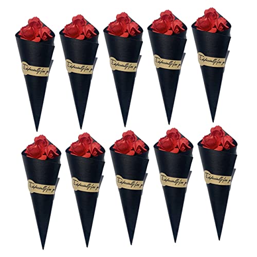 Cabilock 10pcs Mini Bouquet Flores Secas De Papel miniatura 1
