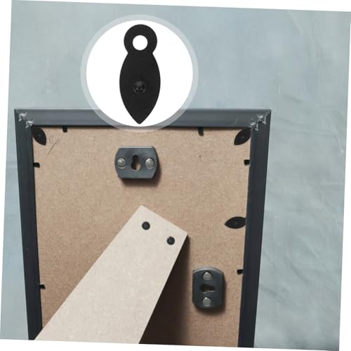 Image of ABOOFAN Photo Frame Hardware 100pcs Backboard Fasteners Small Flat Clips for Easy Hanging